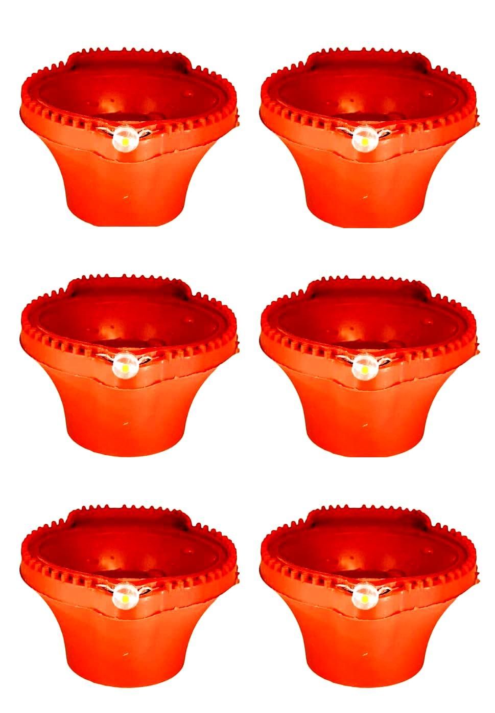 LED Light Water Sensor Diyas with Ambient Lights