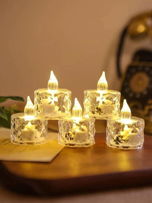 Flameless and Smokeless Decorative Crystal Candles