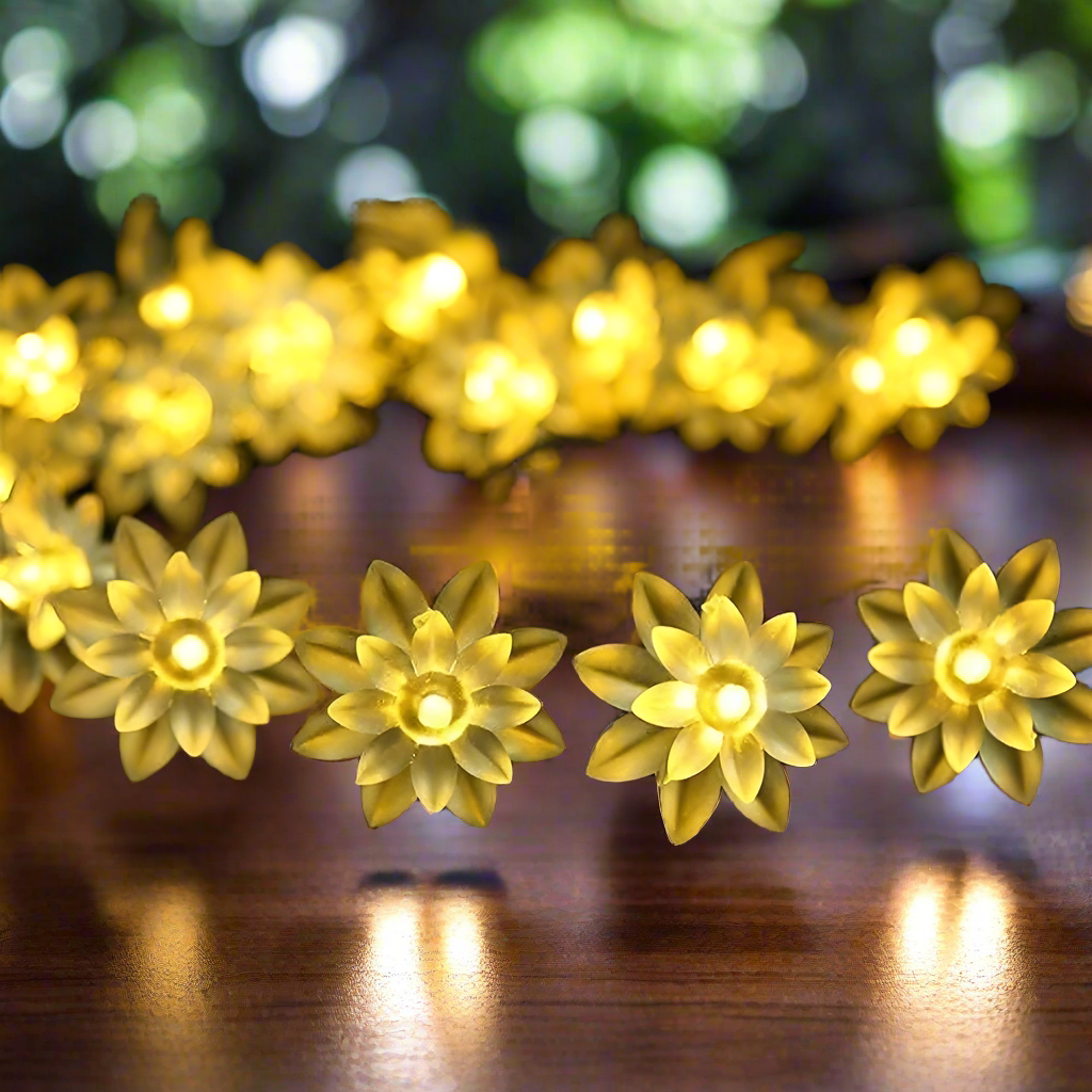 Led Lotus Flower Decoration Lights