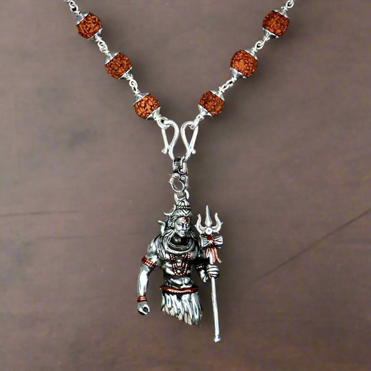 Rudraksha Shivji Pendant With Chain