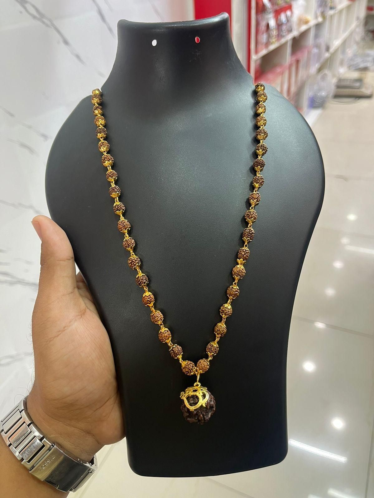 Paanch Mukhi Rudraksha Chain