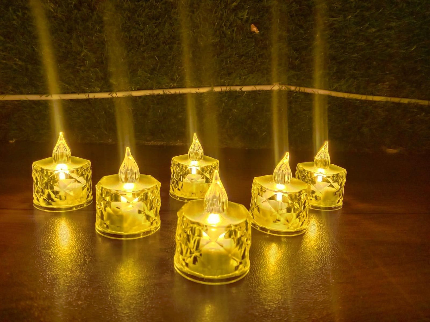 Flameless and Smokeless Decorative Crystal Candles